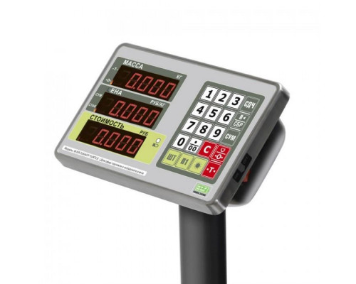 Купить Весы напольные торговые Mertech M-ER 335 ACPU-60.10 "TURTLE" (с расч. стоимости LED) от Mertech