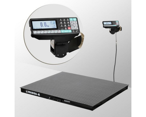 Купить Весы платформенные с печатью этикеток Масса-К 4D-PM-15/12-3000-RP от Масса-К