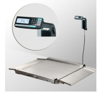 Весы платформенные с пандусом с печатью этикеток Масса-К 4D-LA.S-10/10-1000_RL