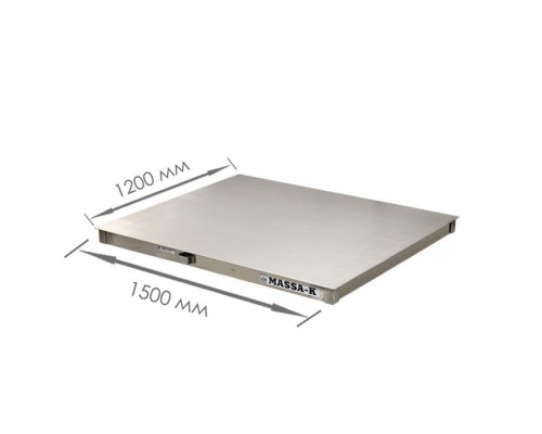 Купить Весы платформенные с печатью этикеток Масса-К 4D-PM.S-15/12-1000-RP от Масса-К