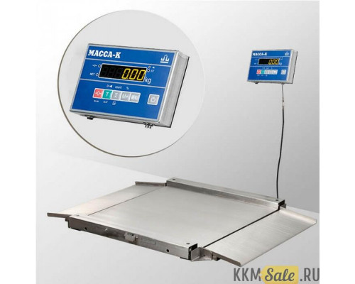 Купить Весы платформенные с пандусом Масса-К 4D-LA.S-10/10-500-AB(RUEW) от Масса-К