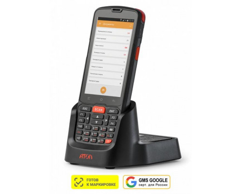 Купить Терминал сбора данных АТОЛ Smart.Slim Plus Базовый (2D, 2/16Gb, WiFi/BT/NFC/LTE/GPS, Камера, Andr.10 GMS, ПО MS: Магазин 15 ПРОДУКТОВЫЙ, РАСШИРЕННЫЙ) от Атол